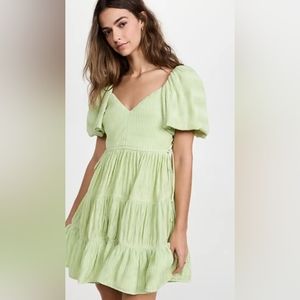 Jonathan Simkhai Cadence Plisse Mini Dress